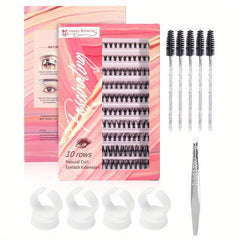 16mm Thick & Fluffy False Eyelash Extension Set