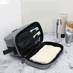 Travel Toiletry Bag Double Layer Makeup Bag Water Resistant For Cosmetics