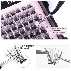 Large Capacity False Eyelashes Natural Thick Self Grafted for Voluminous Look