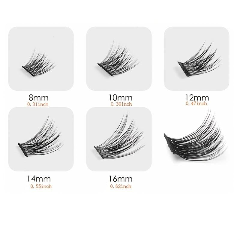 Large Capacity False Eyelashes Natural Thick Self Grafted for Voluminous Look