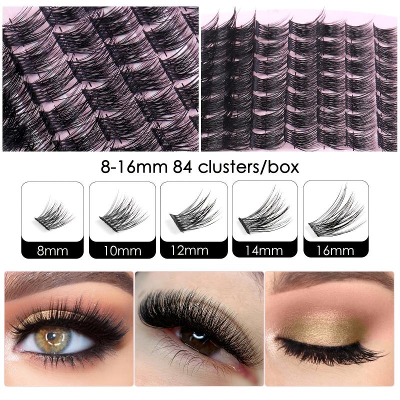 Large Capacity False Eyelashes Natural Thick Self Grafted for Voluminous Look