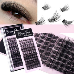 Large Capacity False Eyelashes Natural Thick Self Grafted for Voluminous Look