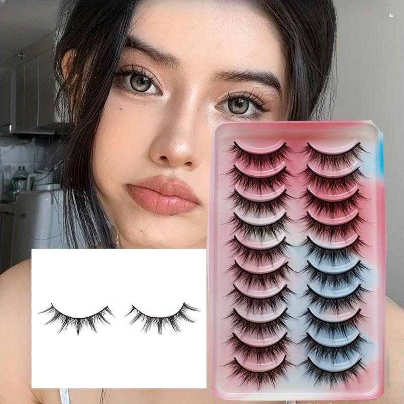10 Pairs Little Devil Style Eyelashes Natural Look Cosplay Lashes Extension