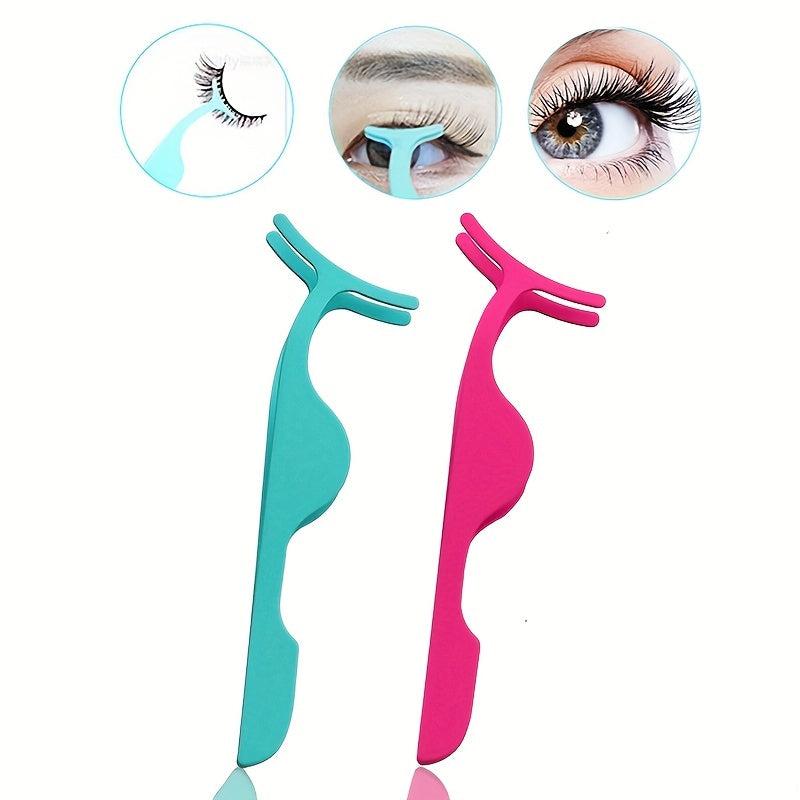 Eyelash Curler & False Eyelash Clip Set 2 In 1 Makeup Tools