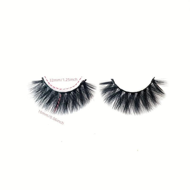 8 Pairs Reusable Natural Look False Eyelashes for Stage Makeup