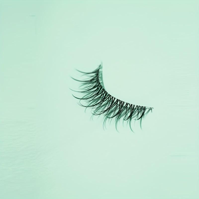 5 Pairs Crisscross Anime Lashes 12mm Spiky Eyelashes Cosplay Makeup