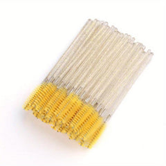 50pcs Crystal Eyelash Mascara Brushes Wands For Makeup