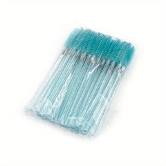 50pcs Crystal Eyelash Mascara Brushes Wands For Makeup