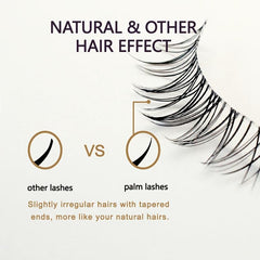 Short Natural Look False Eyelashes TS08