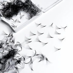 10D Premade Fans 0.07mm C Curl 9-16mm 500-1000 Pcs False Eyelashes
