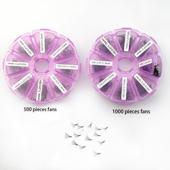 10D Premade Fans 0.07mm C Curl 9-16mm 500-1000 Pcs False Eyelashes