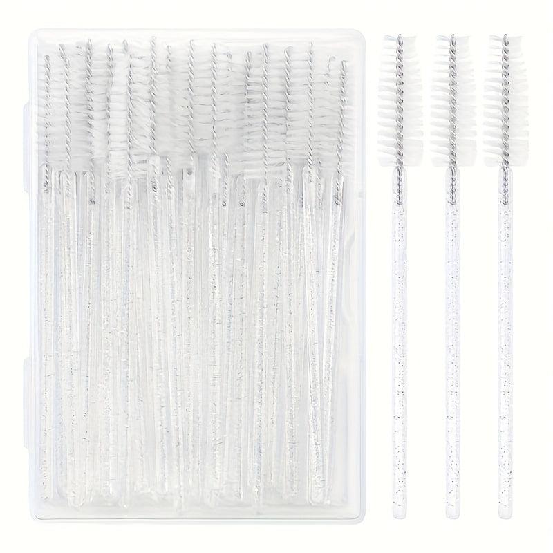 Make Up Brushes 50Pcs Eyelash Brushes Makeup Brushes Wands Applicator