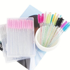 Make Up Brushes 50Pcs Eyelash Brushes Makeup Brushes Wands Applicator
