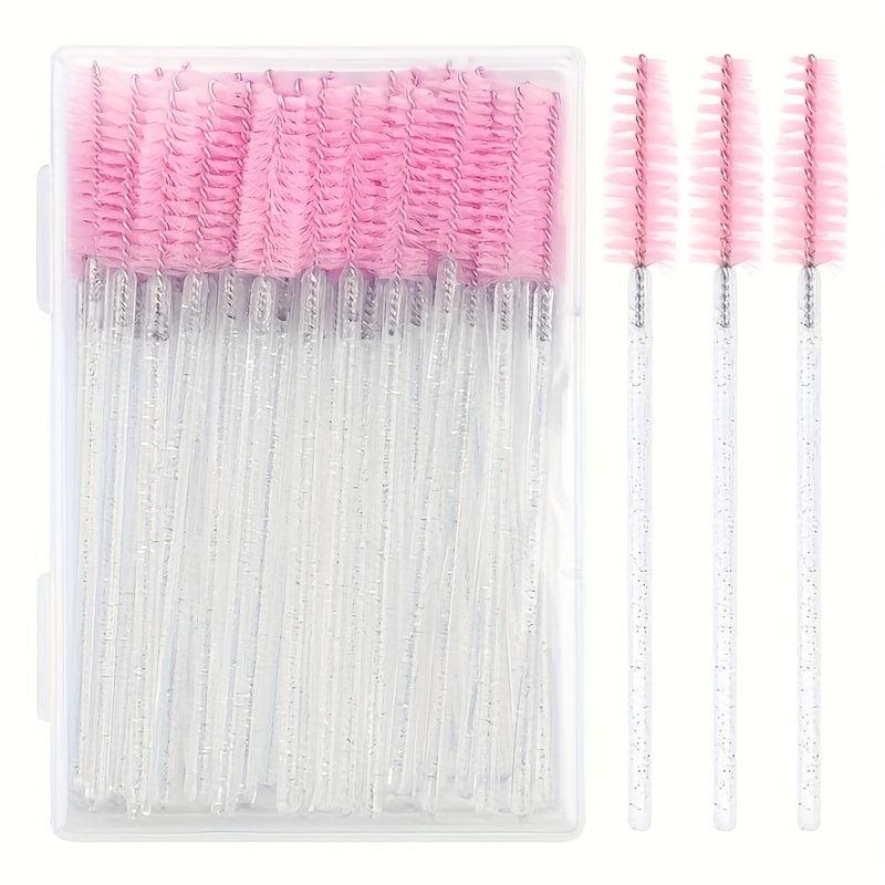 Make Up Brushes 50Pcs Eyelash Brushes Makeup Brushes Wands Applicator