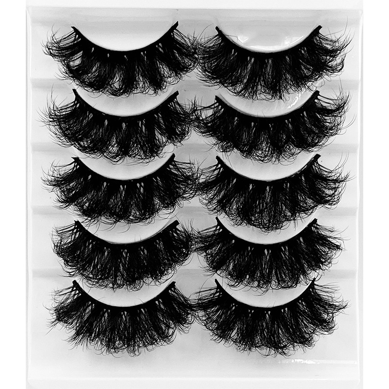 5 Pairs Fluffy Volume False Eyelashes Sexy Charming Decoration