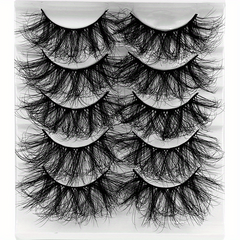5 Pairs Fluffy Volume False Eyelashes Sexy Charming Decoration