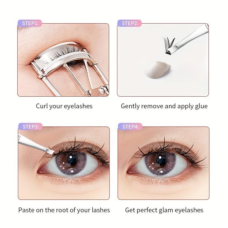 Sunflower Dense Cartoon False Eyelashes C Curling 0.07mm DIY