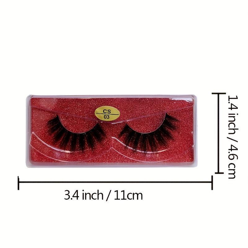10 Pairs Mink Eyelashes 3d Natural Lashes Pack False Eyelashes Makeup