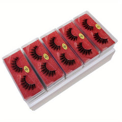 10 Pairs Mink Eyelashes 3d Natural Lashes Pack False Eyelashes Makeup
