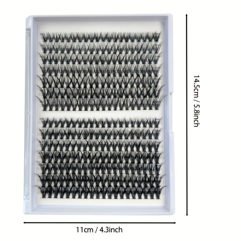 280pcs 30D 40D Cluster Lashes D Curl Individual Lash Extensions