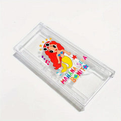 1pc Cartoon Empty Eyelashes Box Plastic Holder Lashes Box