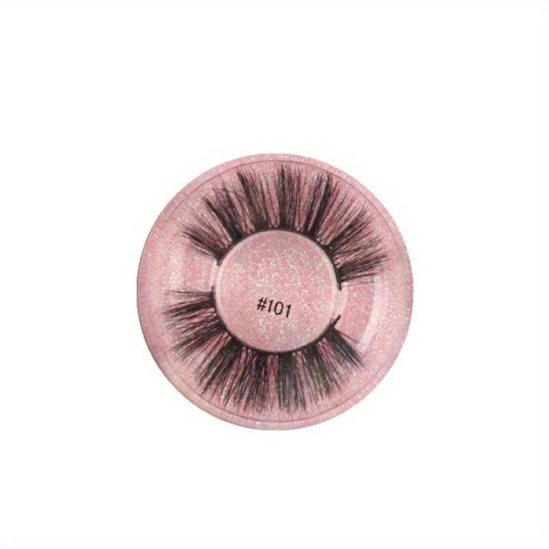 3D Fluffy Wispy Eyelashes Natural Volume Curly Layered Lashes