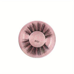 3D Fluffy Wispy Eyelashes Natural Volume Curly Layered Lashes