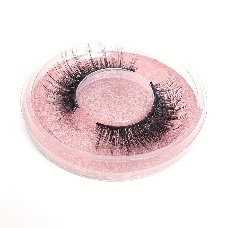 3D Fluffy Wispy Eyelashes Natural Volume Curly Layered Lashes