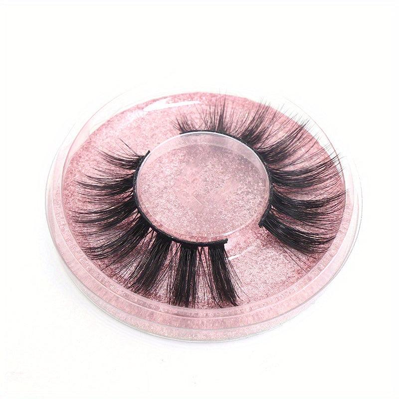 3D Fluffy Wispy Eyelashes Natural Volume Curly Layered Lashes