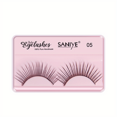 3D Chemical Fiber False Eyelashes Natural Thick Layer with Tweezers