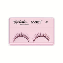 3D Chemical Fiber False Eyelashes Natural Thick Layer with Tweezers