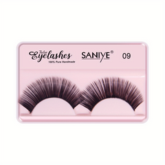 3D Chemical Fiber False Eyelashes Natural Thick Layer with Tweezers