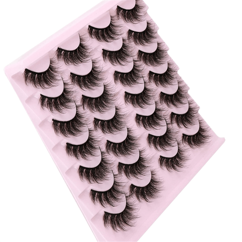 14 Pairs Fluffy 3D Mink Lashes Dramatic False Eyelashes