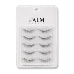 Natural Look Short False Eyelashes Clear Band TS09