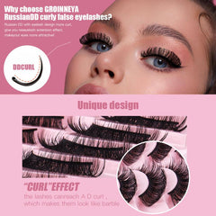 30 Pairs 3D Faux Mink Lashes Volume Eyelash Extension Makeup
