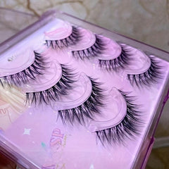 3D Plush Feeling False Eyelashes Soft And Comfortable Natural Makeup Lashes