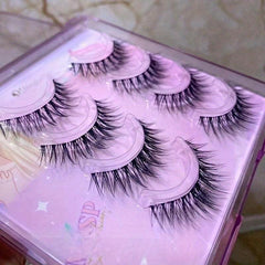 3D Plush Feeling False Eyelashes Soft And Comfortable Natural Makeup Lashes