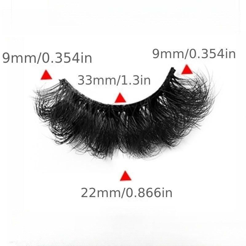 5 Pairs Thick 8D Fluffy Crisscross Faux Mink Eyelashes