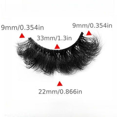 5 Pairs Thick 8D Fluffy Crisscross Faux Mink Eyelashes