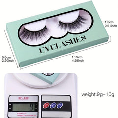 10 Pairs 3D False Eyelashes Natural Fluffy Cross Lashes Makeup