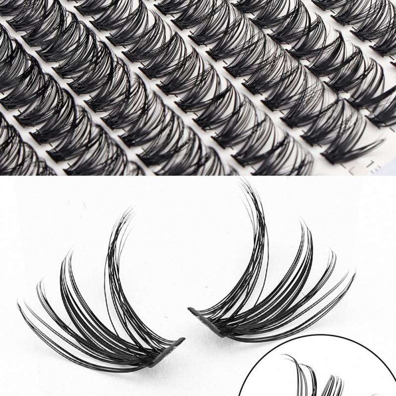 280 Pcs Individual Cluster Lashes D Curl DIY Wispy At Home