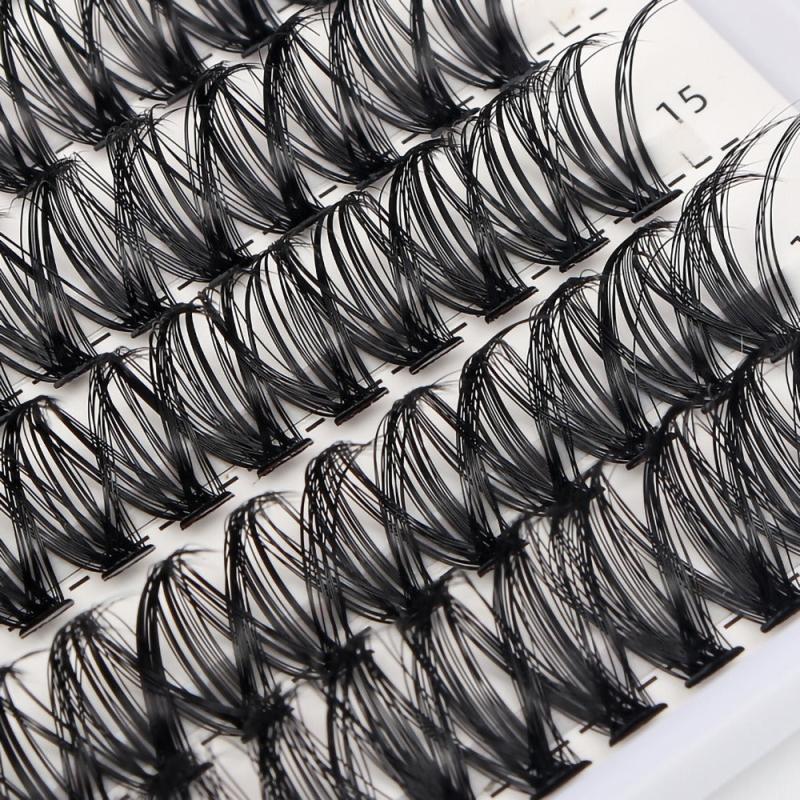 280 Pcs Individual Cluster Lashes D Curl DIY Wispy At Home