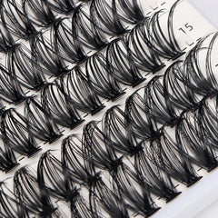 280 Pcs Individual Cluster Lashes D Curl DIY Wispy At Home