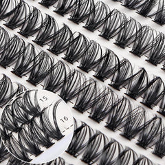 280 Pcs Individual Cluster Lashes D Curl DIY Wispy At Home