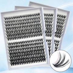 280 Pcs Individual Cluster Lashes D Curl DIY Wispy At Home
