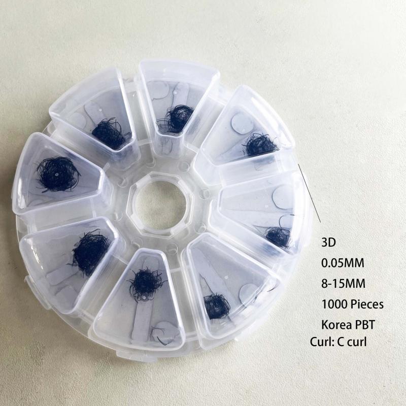 3D Cluster Fans Lashes Extension C Curling 500pcs 1000pcs