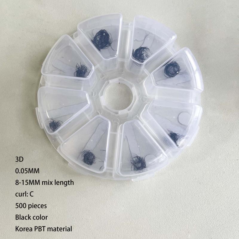 3D Cluster Fans Lashes Extension C Curling 500pcs 1000pcs