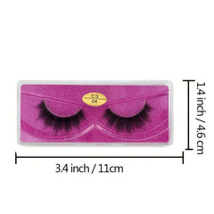 20 Pairs Fluffy 3D Mink Lashes Natural Look False Eyelashes Mixed Style