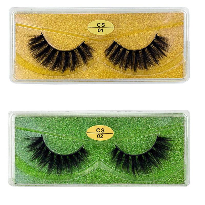 20 Pairs Fluffy 3D Mink Lashes Natural Look False Eyelashes Mixed Style