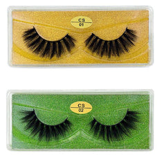 20 Pairs Fluffy 3D Mink Lashes Natural Look False Eyelashes Mixed Style